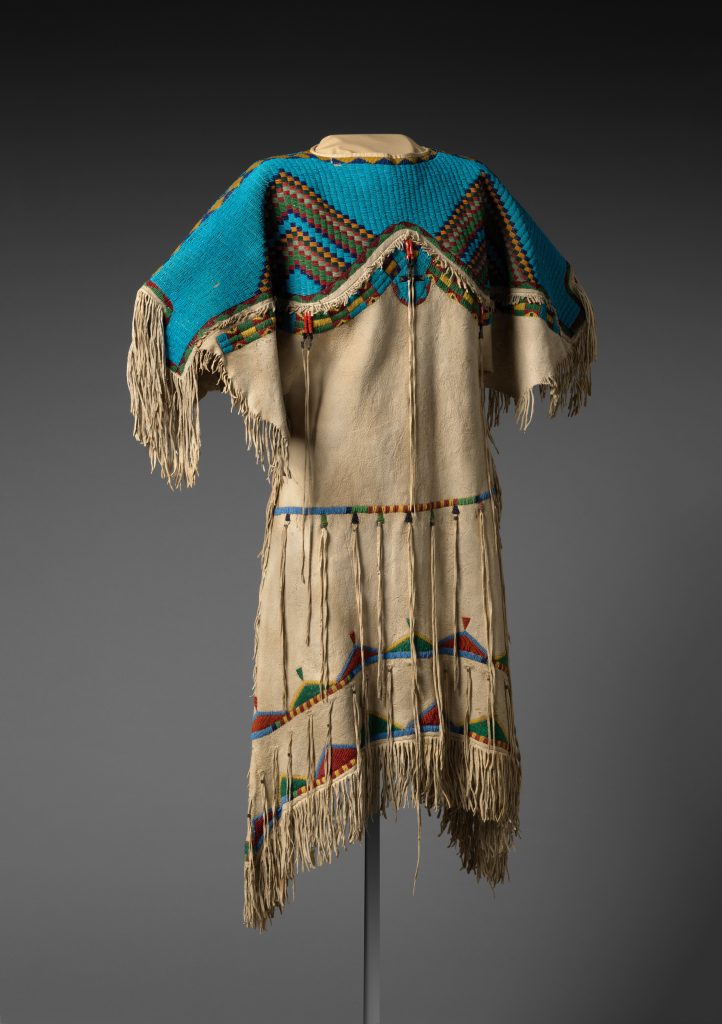 Dress, (ca. 1870) Lakota/ Teton Sioux, Native American. Courtesy of the Metropolitan Museum of Art. 