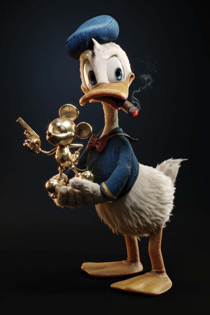 Gal Yossef, Donald Duck (2021). Courtesy of Eden Fine Art.