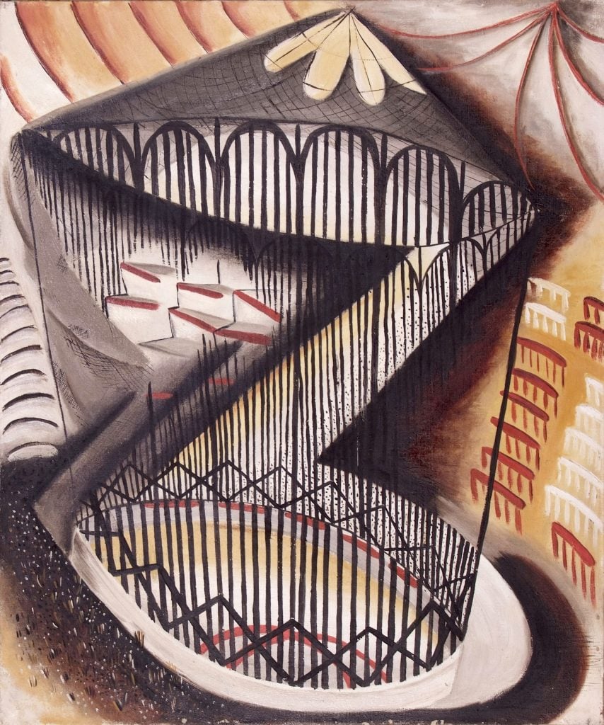 Dusti Bongé, The Circus Cage (1952). Courtesy of the Paul Bongé Collection.