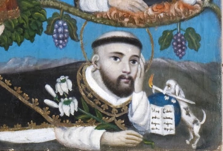 Detail of Anonymous, <em>Genealogical tree of Dominican Order</em> (1804). 