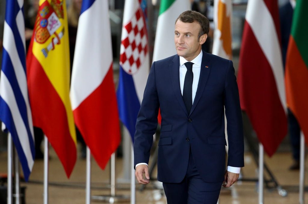 President of France Emmanuel Macron. Photo: Jean Catuffe/Getty Images.