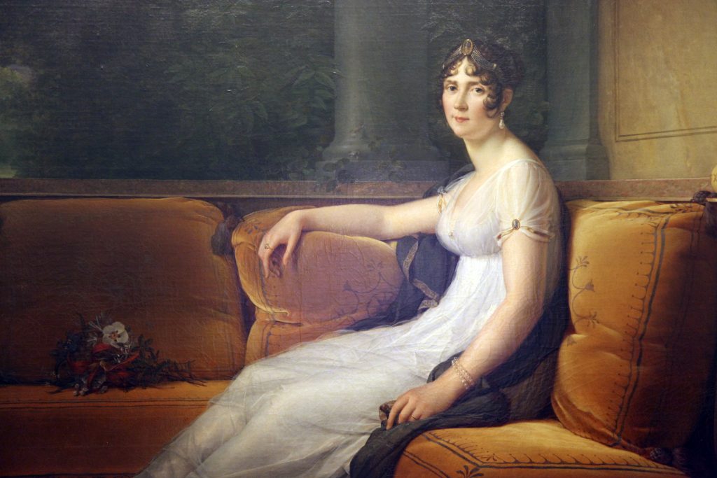 Josephine de Beauharnais's <em>Portrait of Josephine </em>(1801). Photo by The Art Collector/Print Collector/Getty Images