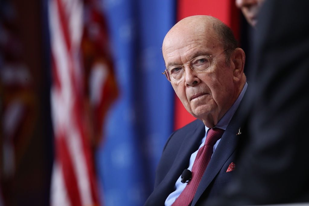 U.S. Secretary of Commerce Wilbur Ross speaks at the SelectUSA 2018 Investment Summit June 22, 2018 in National Harbor, Maryland. (Photo by Win McNamee/Getty Images)