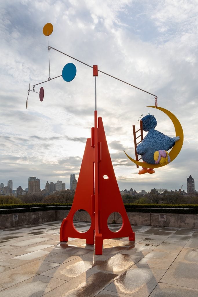 Alex Da Corte, As Long as the Sun Lasts for the 2021 Roof Garden Commission at the Metropolitan Museum of Art, installation view. Photo by Anna-Marie Kellen, courtesy of the Metropolitan Museum of Art.