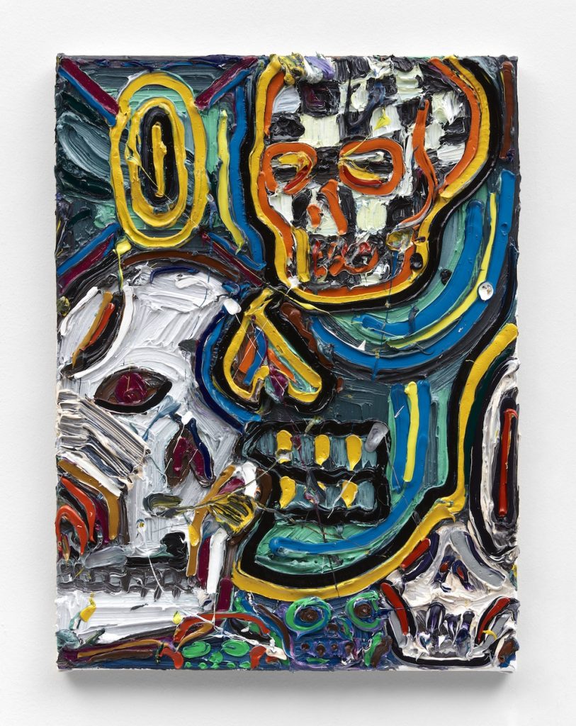 Alex Becerra, <i>Skull Pile VI</i> (2021) Image courtesy the artist and Half Gallery.