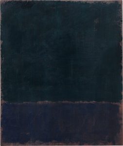 Mark Rothko, Untitled (Black Blue Painting) (1968). Image courtesy Phillips.