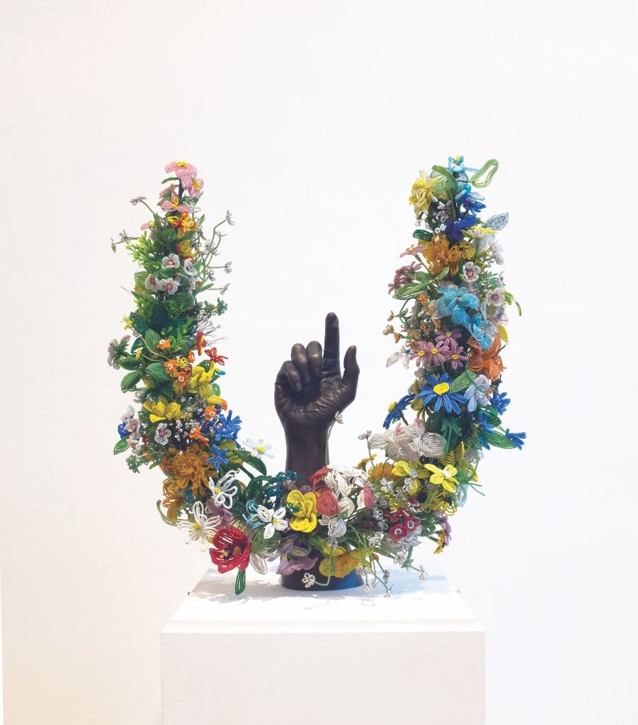 Nick Cave, <i>Unarmed</i> (2018). Courtesy of the artist and Jack Shaninman Gallery.