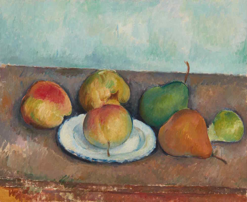 Paul Cezanne, Nature morte pommes et poires (Circa 1888-90). Image courtesy Sotheby's.