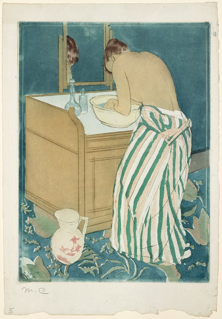 This Tender Mary Cassatt Painting Of A Mother And Child Is Surprisingly   Woman Bathing Web 1 