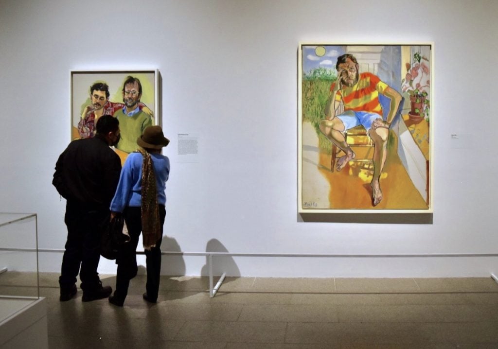 Installation view of "Alice Neel: People Come First" at Metropolitan Museum of Art. Photo by Ben Davis.