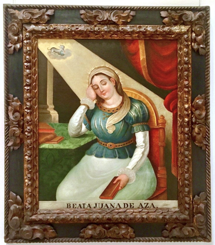 Anonymous, <em>Beata Juana de Aza</em> (18th century). National Gallery, Cuba.