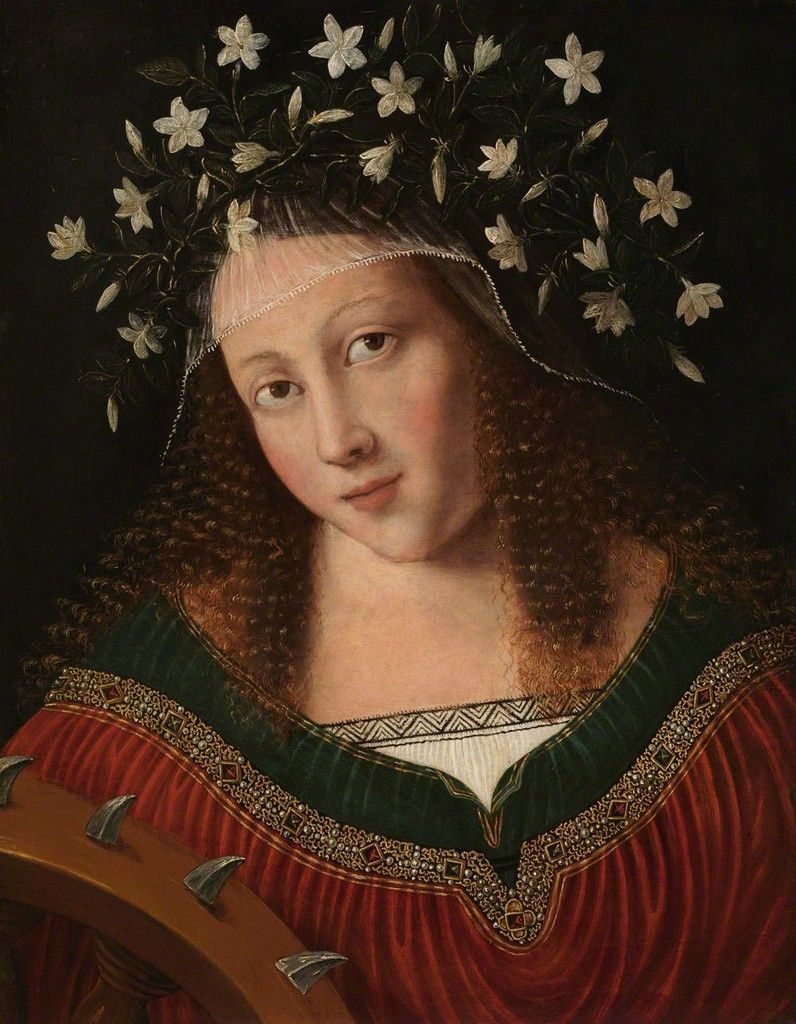 File:Veneto, Saint Catherine Crowned (1520). Collection of Kelvingrove Art Gallery and Museum.