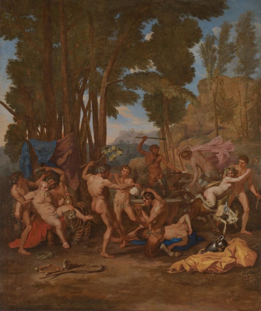Nicolas Poussin, The Triumph of Silenus, (c. 1637). © The National Gallery, London.