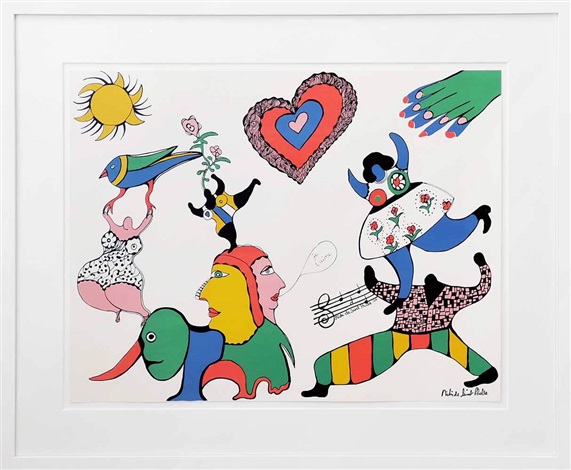 Niki de Saint Phalle, Je t’aime (1971). Courtesy of Galerie Kellermann