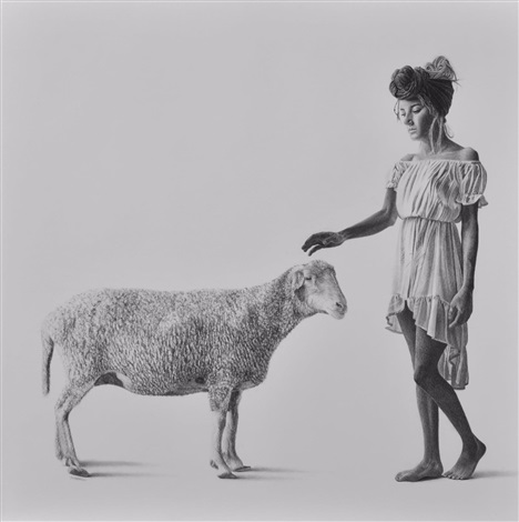 Samah Shihadeh, The Good Shepherd (2020). Courtesy of Tabari Art Space.