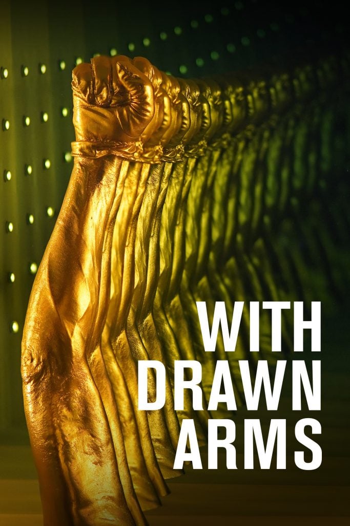A film poster from Kaino's 2020 film "With Drawn Arms." Photo courtesy Kaino.