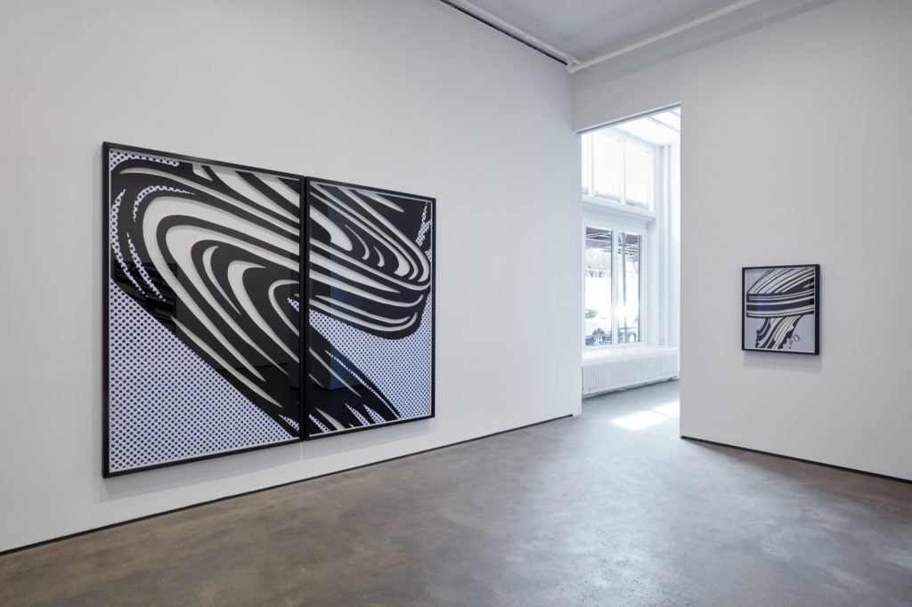 Installation view of "Jose Dávila: The Circularity of Desire" at Sean Kelly, New York. Photo by Jason Wyche, courtesy of Sean Kelly, New York.