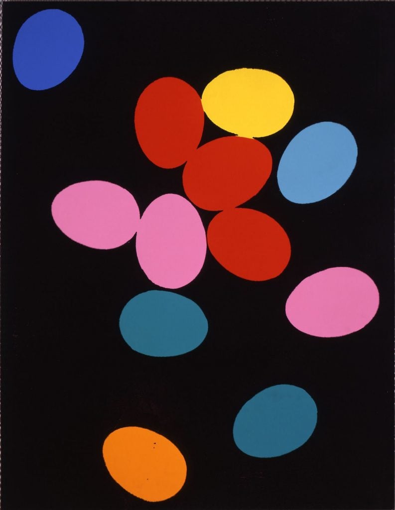 Andy Warhol, <em>Eggs</em> (1982). Courtesy of the Andy Warhol Museum, Pittsburgh; Founding Collection, Contribution the Andy Warhol Foundation for the Visual Arts, Inc., 1998. ©2021 the Andy Warhol Foundation for the Visual Arts, Inc./Licensed by Artists Rights Society (ARS), New York.