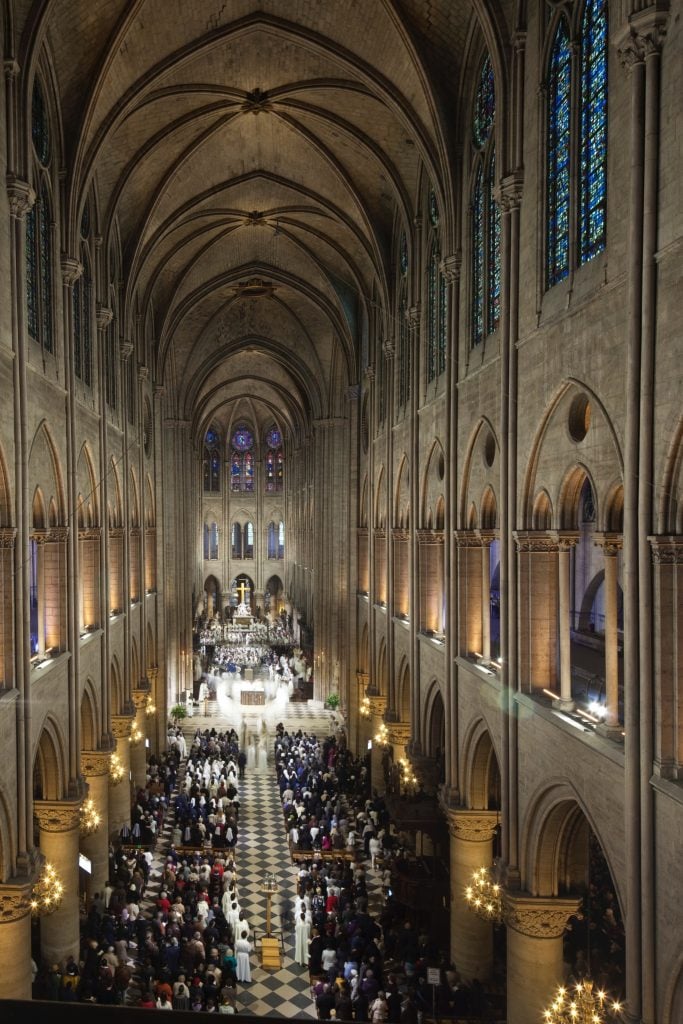 The Notre Dame Cathedral in Paris before the fire. Photo by Pascal Lemaitre.