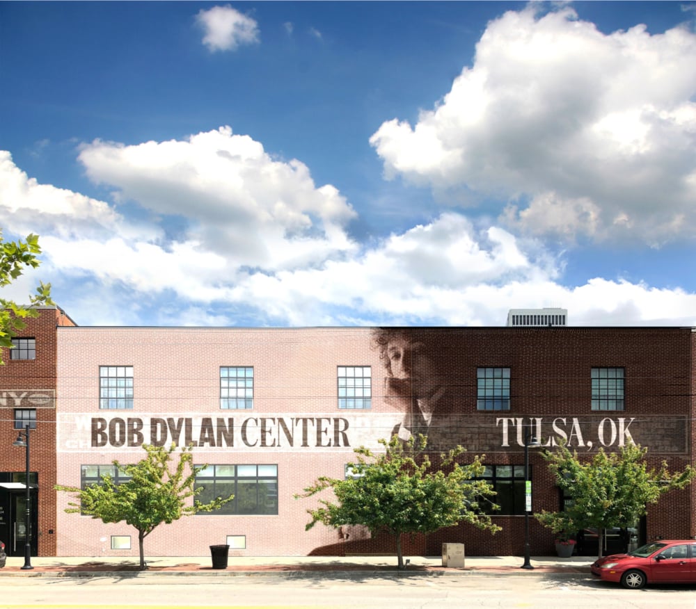 A rendering of the Bob Dylan Center in Tulsa, Oklahoma. Courtesy of Ryan Botts and Olson Kundig.