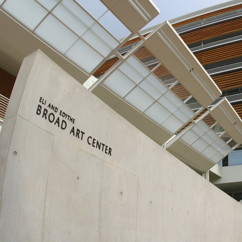 The Eli and Edythe Broad Art Center at the School of the Arts and Architecture at UCLA. Photo courtesy of UCLA. 