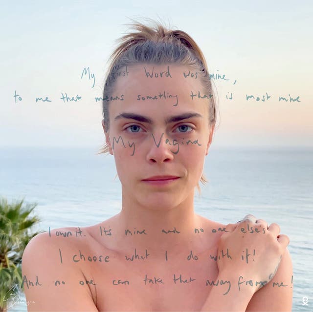 Still from Cara Delevingne, Mine (2021), which is being sold on the ThisIsNumberOne platform.