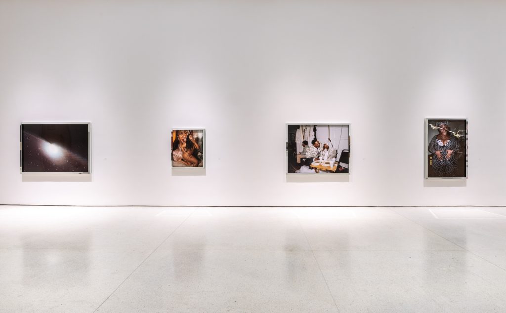 Installation view, "The Hugo Boss Prize 2020: Deana Lawson, Centropy," Solomon R. Guggenheim Museum, New York, May 7–October 11, 2021. © Deana Lawson. Photo: David Heald.