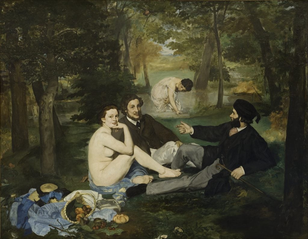 Édouard Manet, Le Déjeuner sur l'herbe (1863). Collection of the Musée d'Orsay, Paris.