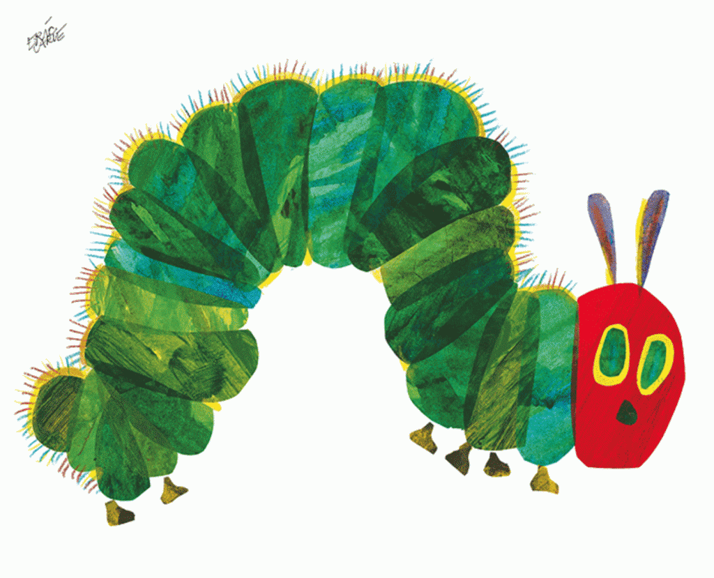 An illustration from Eric Carle's children's book <em>The Very Hungry Caterpillar</em>. Courtesy of Penguin Young Readers.
