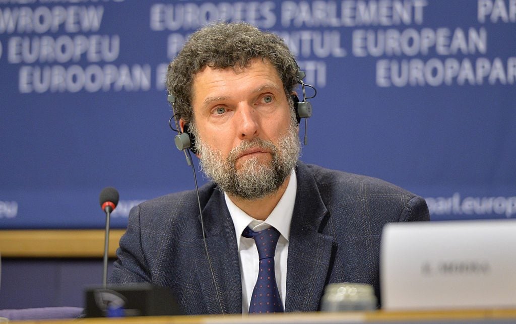 Member of the International Peace and Reconciliation Initiative delegation to Turkey Osman Kavala in 2014. Photo: Dursun Aydemir/Anadolu Agency/Getty Images.