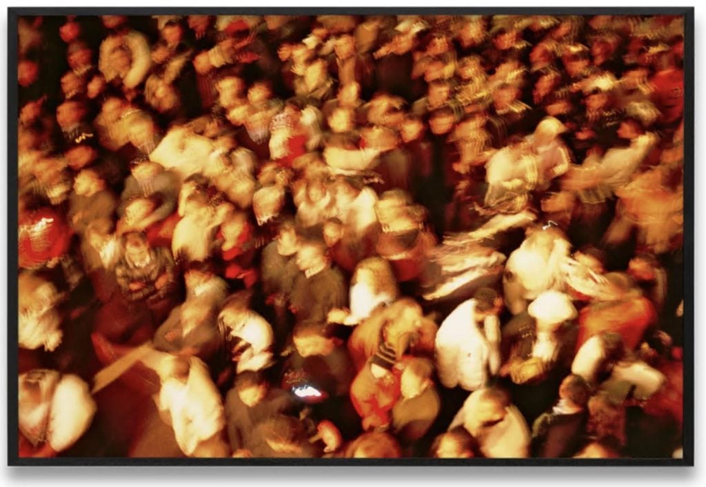 Nan Goldin, The Crowd, Paternò (2004). Courtesy of Marian Goodman Gallery