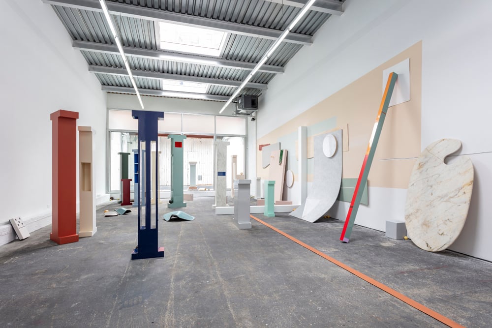 An installation view of Katie Bell: Arena" at Spencer Brownstone. Photo courtesy of Spencer Brownstone Gallery.