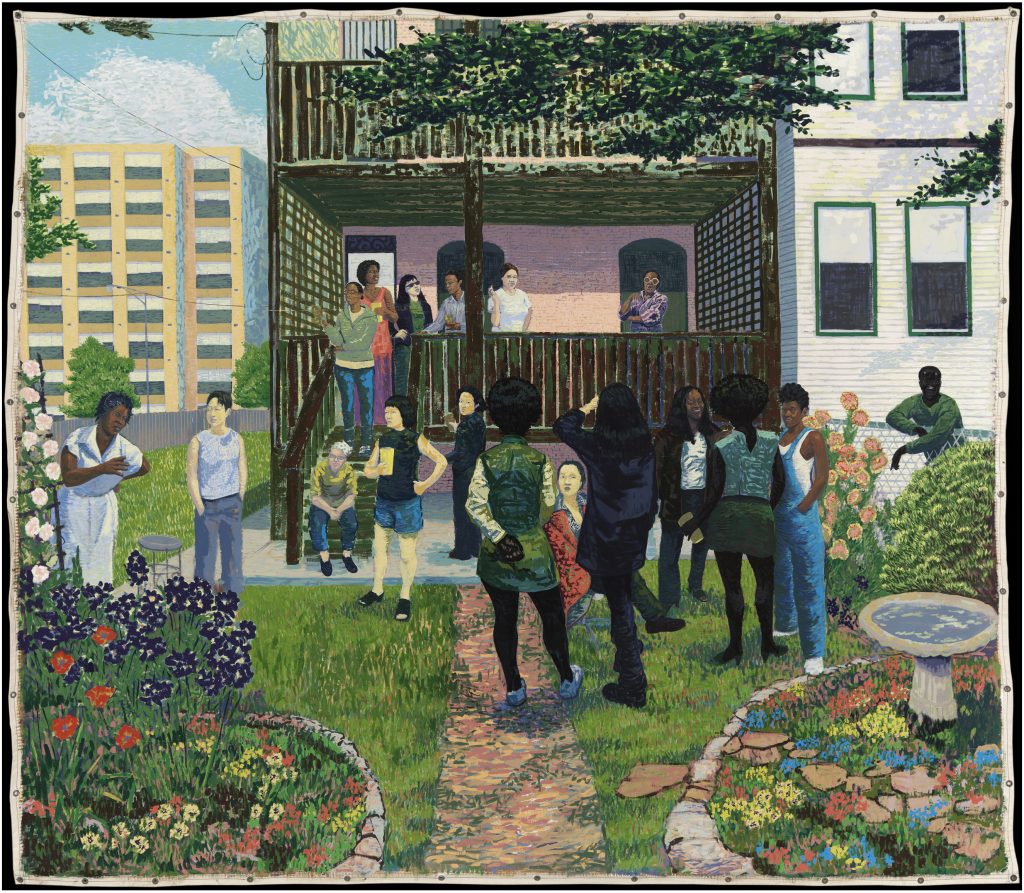 Kerry James Marshall, <i> Garden Party</i> (2003). © Kerry James Marshall. Courtesy of the artist and Jack Shainman Gallery, New York.