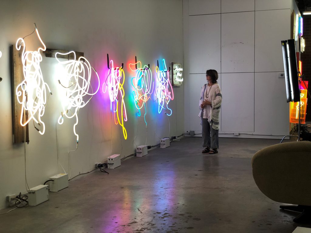 Lisa Schulte and Neon Lights, LA