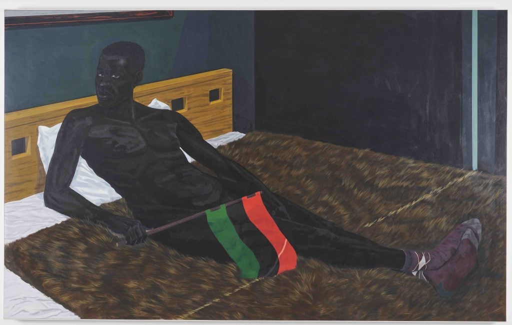 Kerry James Marshall, Untitled (2012). ©Kerry James Marshall. Pinault Collection. Courtesy the artist and Bourse de Commerce—Pinault Collection. Photo by Maxime Verret.