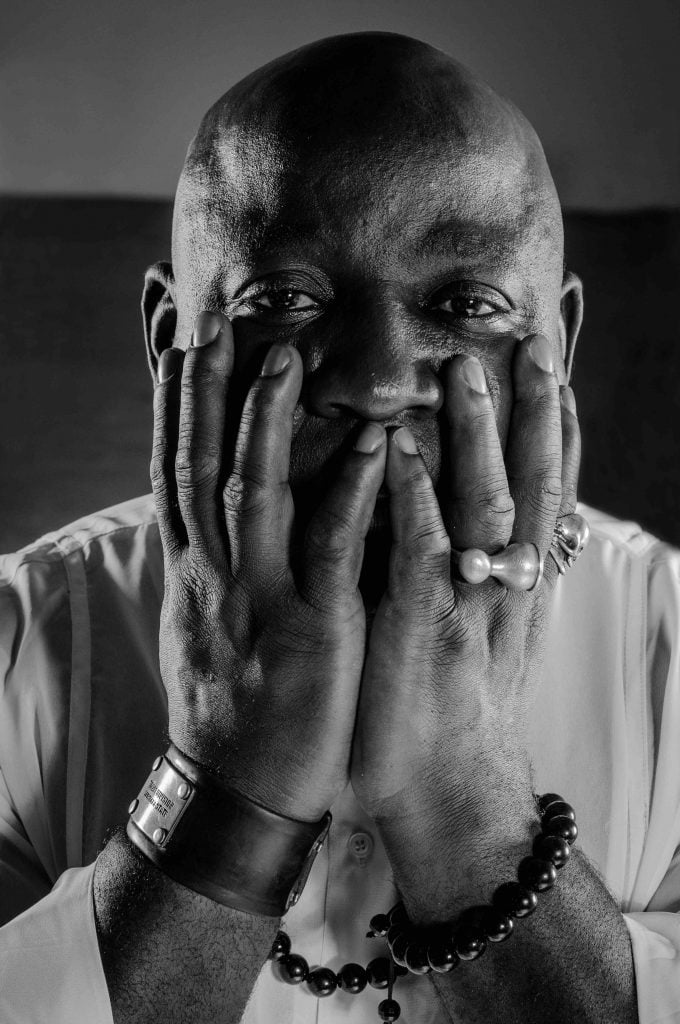 Barthélemy Toguo, 2015. Photo ©Zacharie Ngnogue.