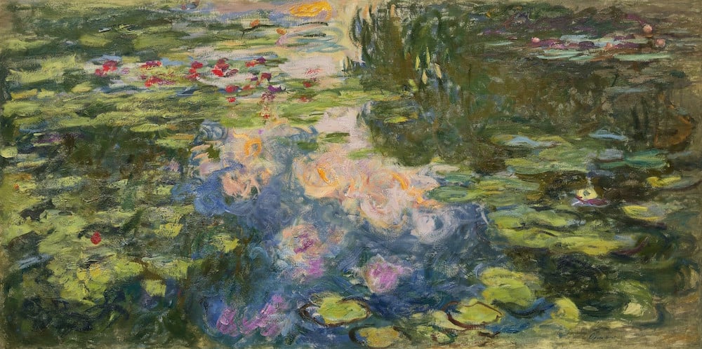 Claude Monet, Le Bassin aux nymphéas (1917-19_. Image courtesy Sotheby's.