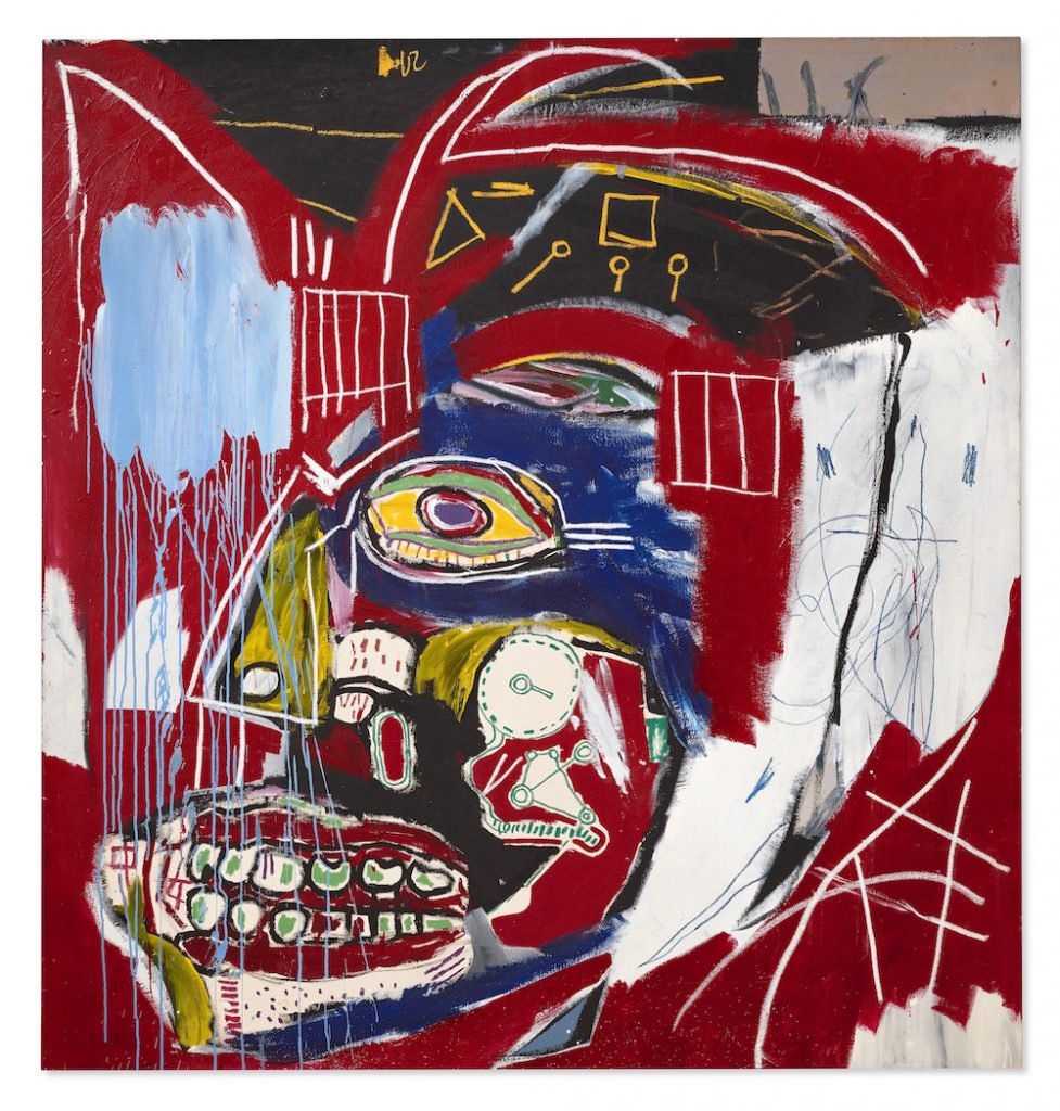 Jean-Michel Basquiat, In This Case (1983) Image reproduite avec l'aimable autorisation de Christie's Images Ltd.