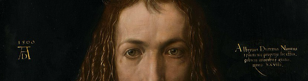 Detail of Albrecht Dürer's Self-Portrait (1500).
