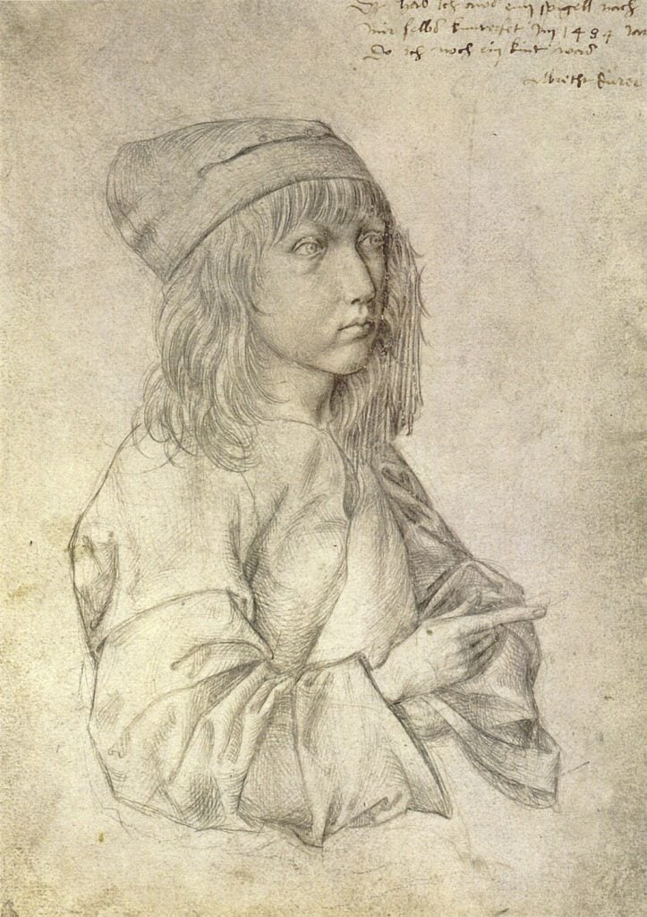 Albrecht Dürer, Self-Portrait at the Age of 13 (1484). Courtesy of Wikimedia Commons.