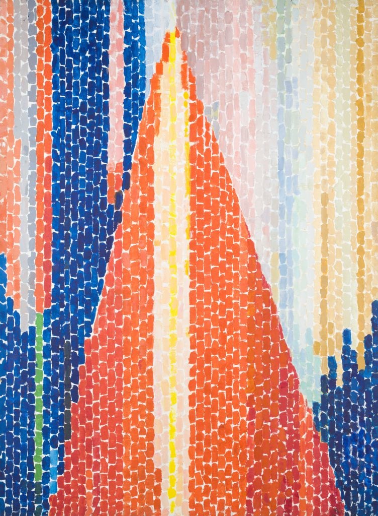 Alma Thomas, Blast Off (1970). Courtesy of the National Air and Space Museum, Washington, D.C.
