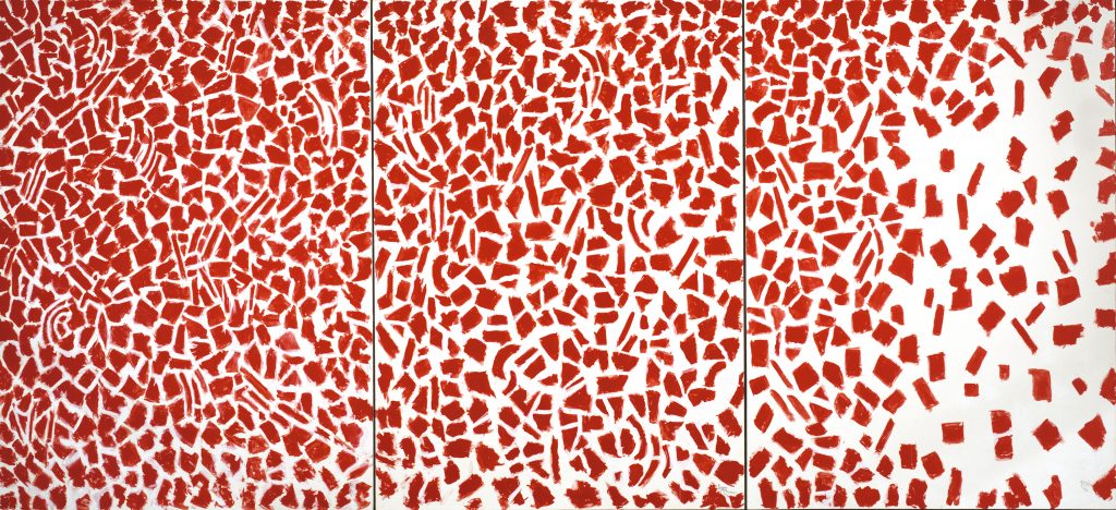 Alma Thomas, Red Azaleas Singing and Dancing Rock and Roll Music (1976). Courtesy of the Smithsonian American Art Museum, Washington, D.C.
