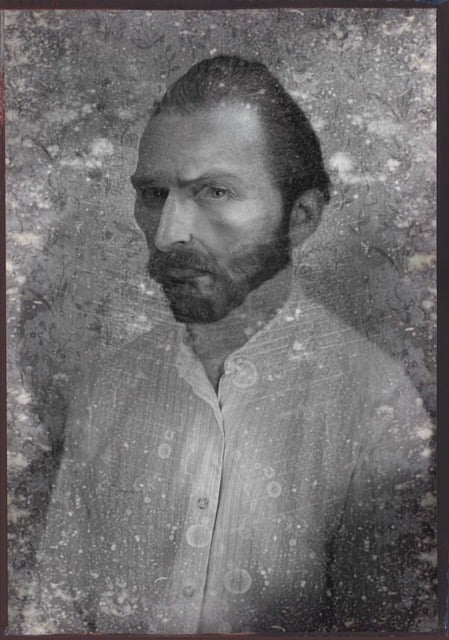 Ruud van Empel, <em>Portret Vincent #4</em> (2020). Photo courtesy of the Vincent van GoghHuis. 