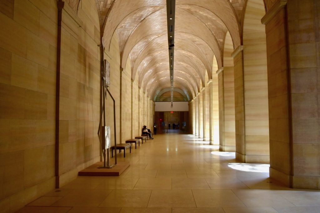 The North Vaulted Walkway at the Philadelphia Museum of Art. Photo by Ben Davis.