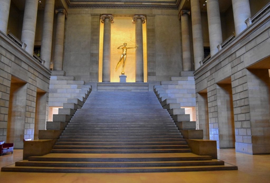 The Great Stair Hall at the Philadelphia Museum of Art. Photo by Ben Davis.