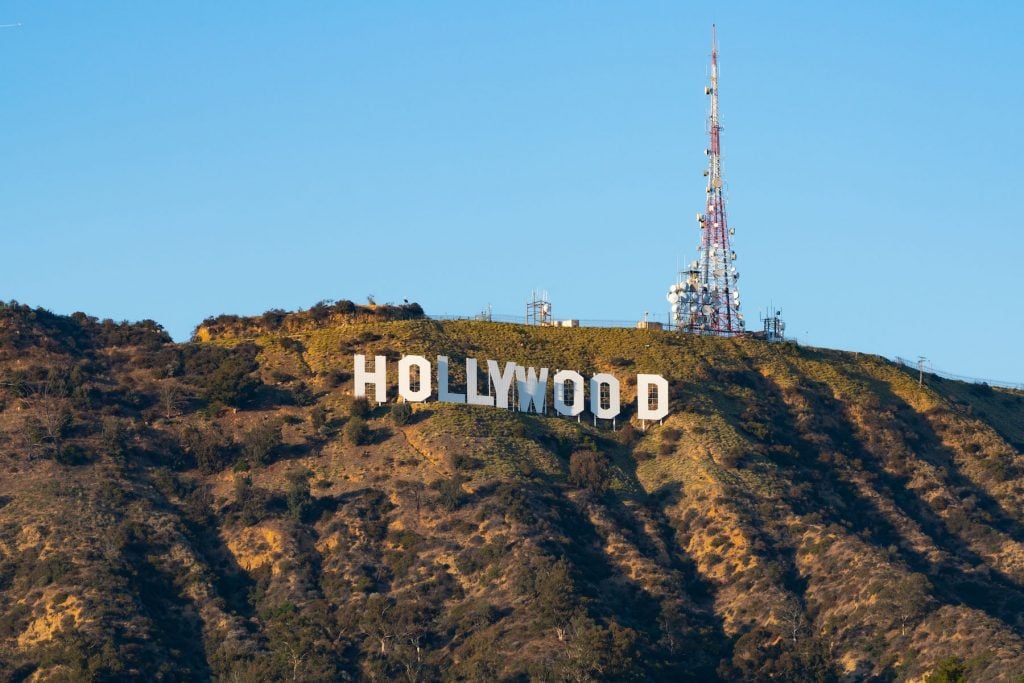The Hollywood Sign in Hollywood, California. (Photo by AaronP/Bauer-Griffin/GC Images)