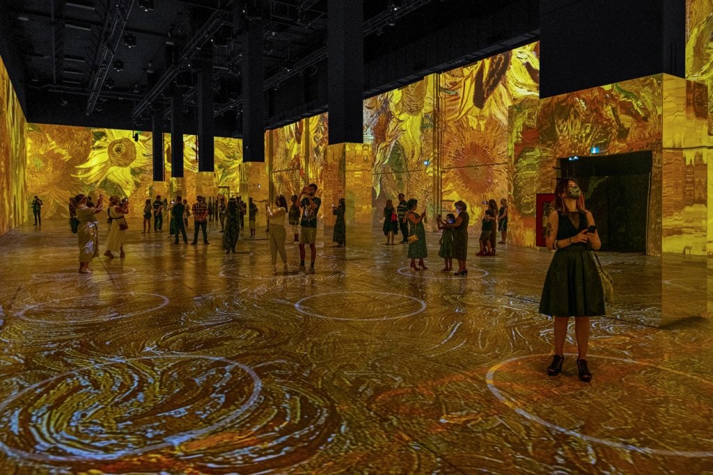 Installation view of Immersive Van Gogh. Image courtesy Immersive Van Gogh.
