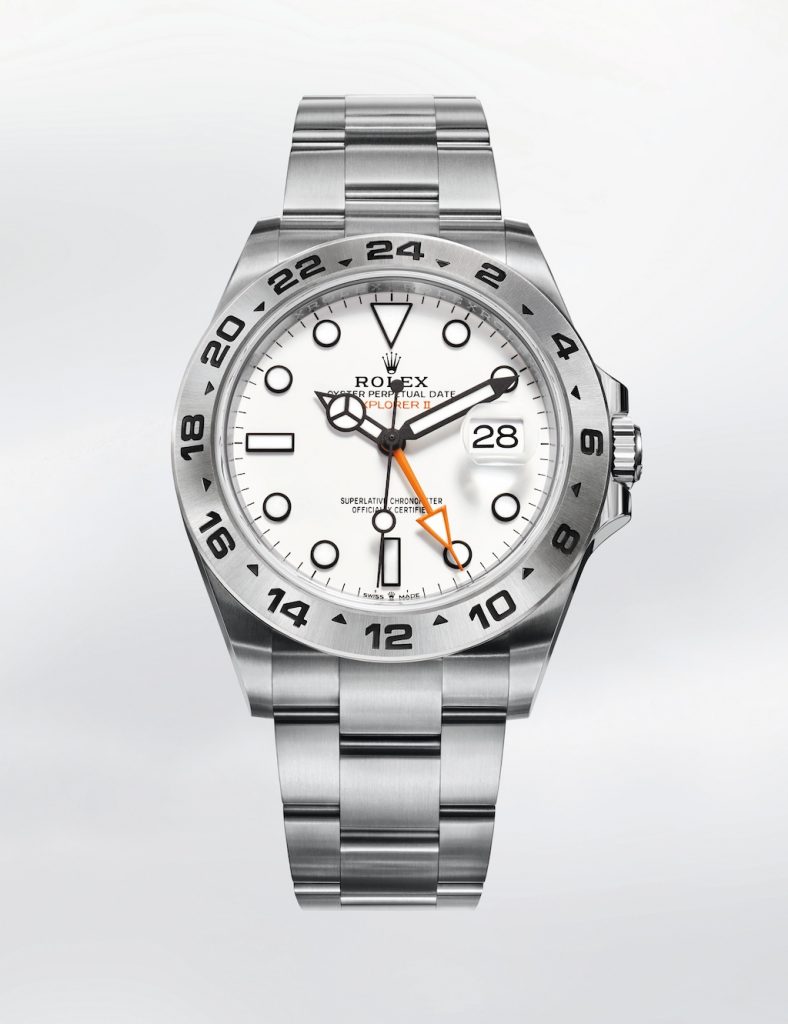 The new Oyster Perpetual Explorer II. Photo courtesy Rolex.