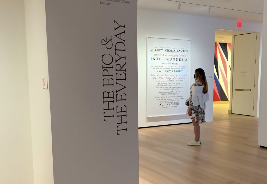 The "Epic & the Everyday" galleries in "New Grit" at the Philadelphia Museum of Art. Photo by Ben Davis.