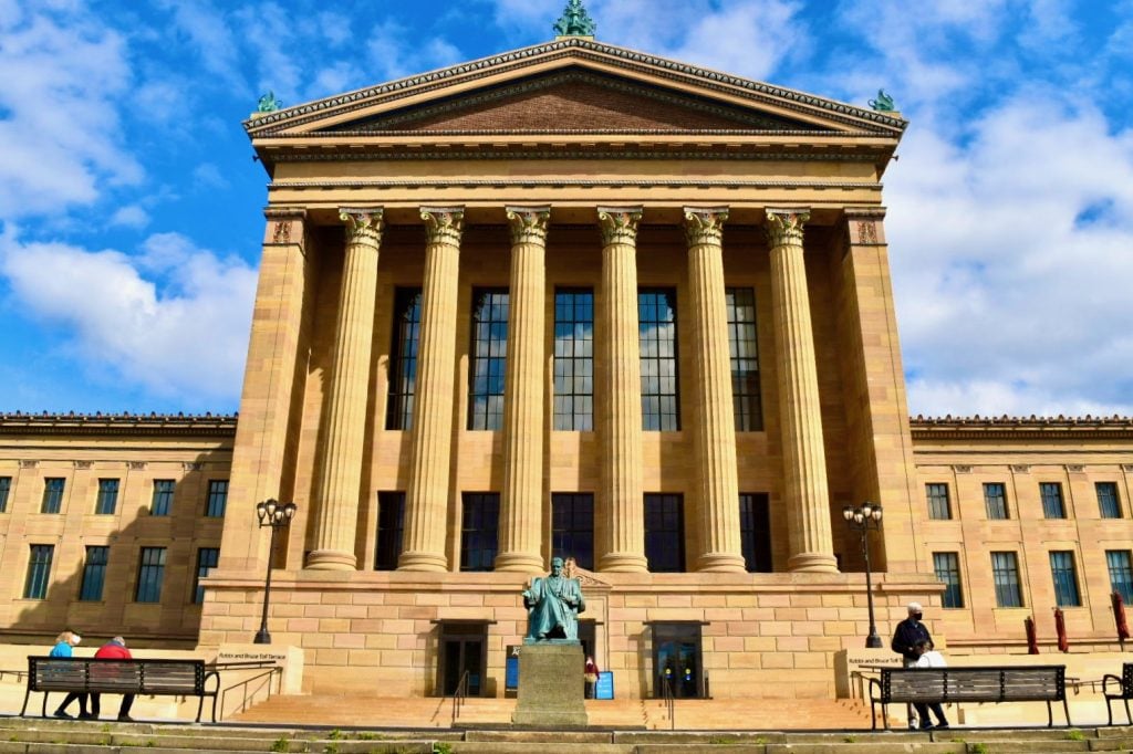 Exterior of the Philadelphia Museum of Art. Photo by Ben Davis.